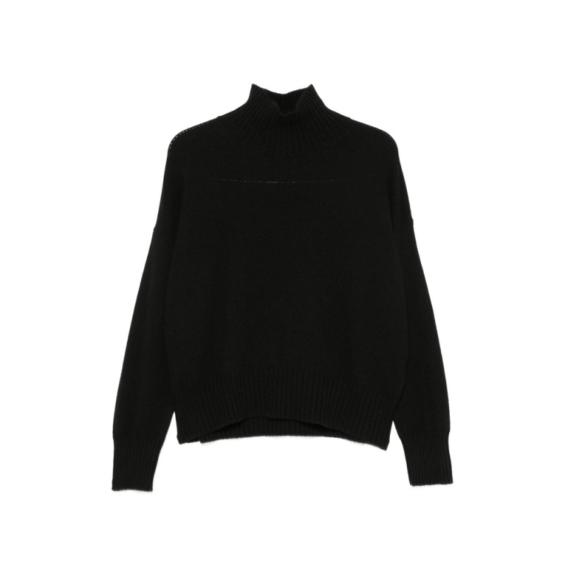 Aragona Roll-neck Ribbed-trim Sweater