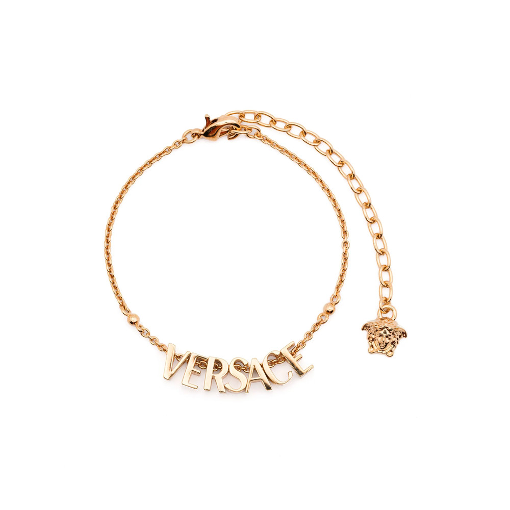 Versace Logo-lettering Bracelet