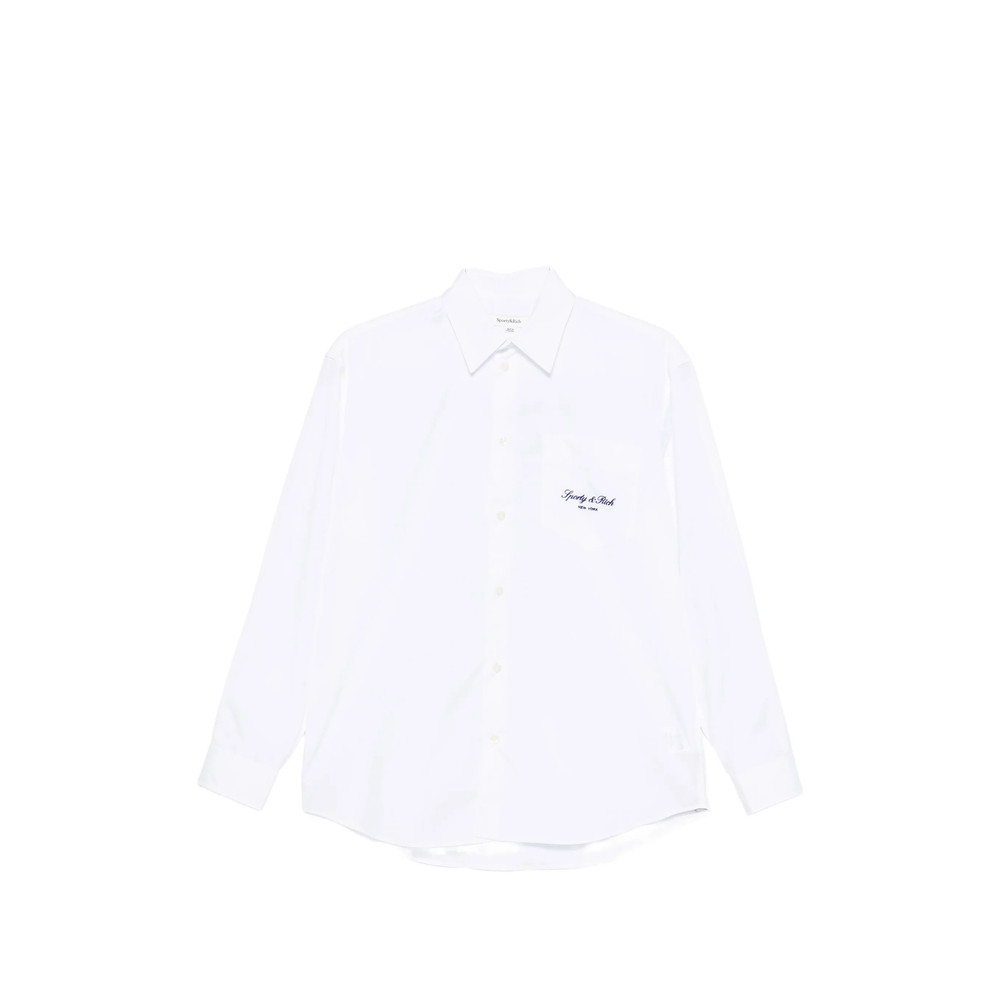 Sporty & Rich Logo-embroidered Shirt
