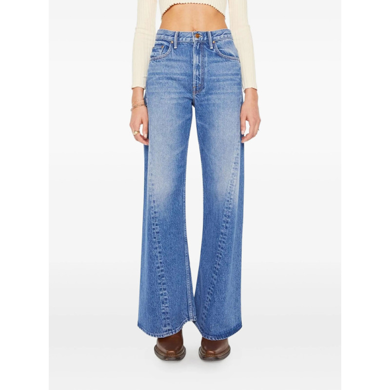 Mother The Lemon Twist Sneak Button-fly Jeans
