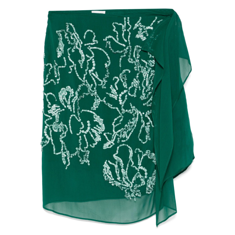 Dries Van Noten Sequin-detail Midi Skirt