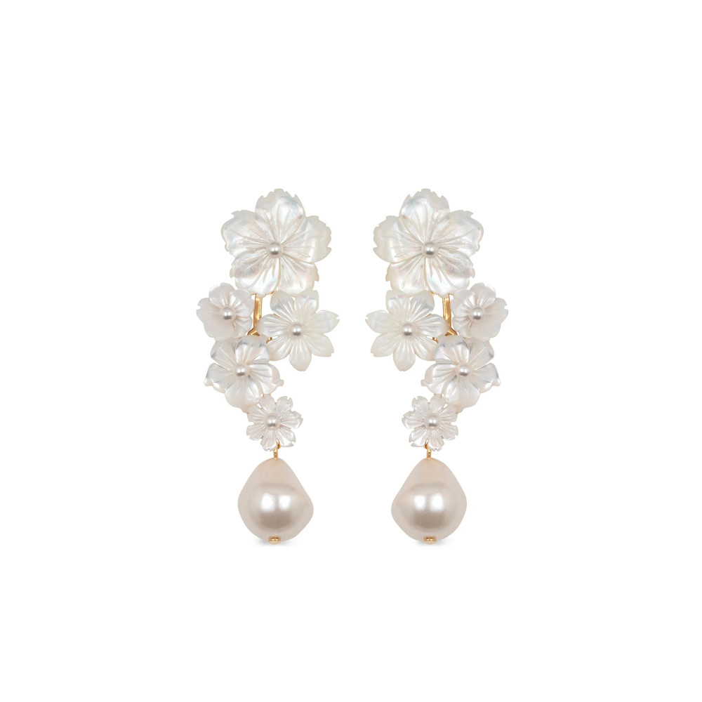 Jennifer Behr Makenzie Floral Drop Earrings
