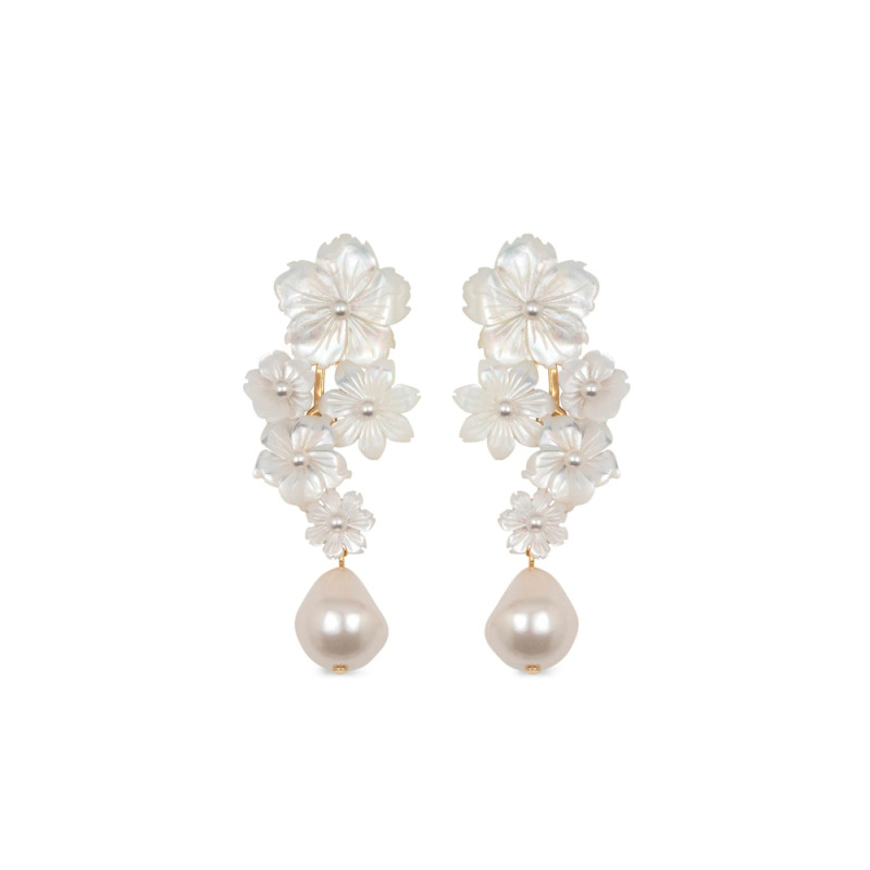 Jennifer Behr Makenzie Floral Drop Earrings
