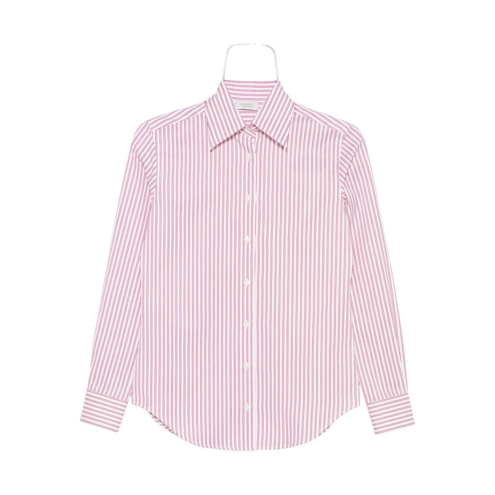 Mazzarelli Gea Striped Long-sleeve Shirt