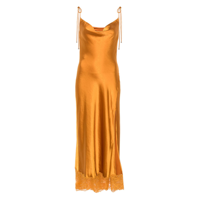 Self Portrait Satin Dress