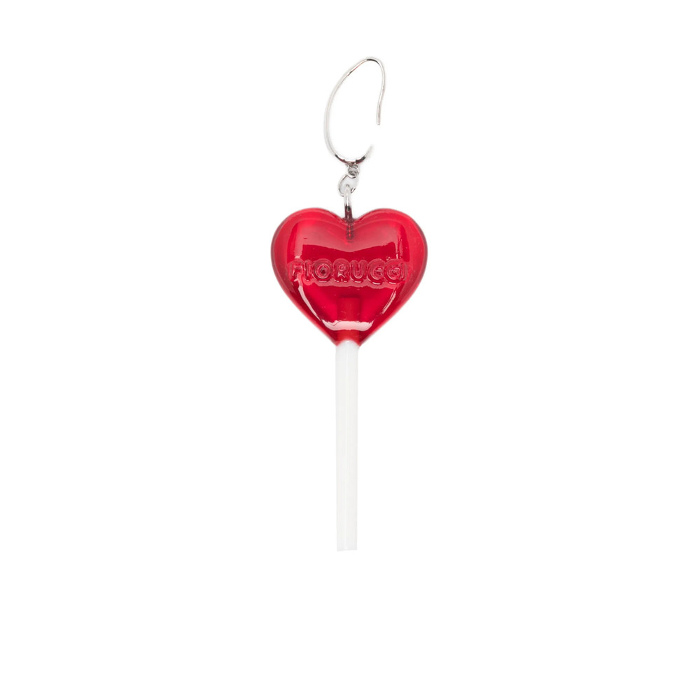 Fiorucci Heart-lollipop Drop Earring