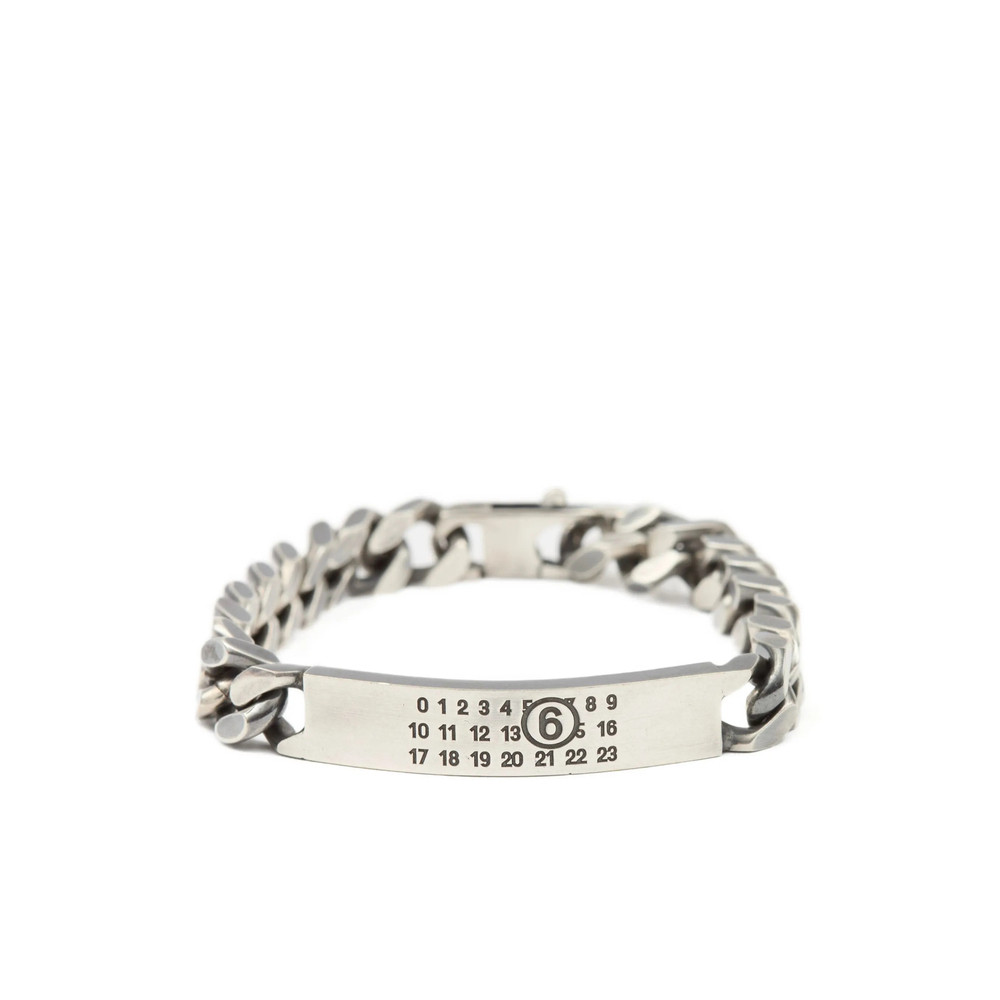 Mm6 Maison Margiela Logo-engraved Chain Bracelet