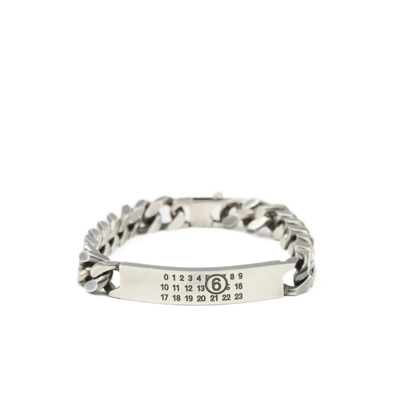 Mm6 Maison Margiela Logo-engraved Chain Bracelet