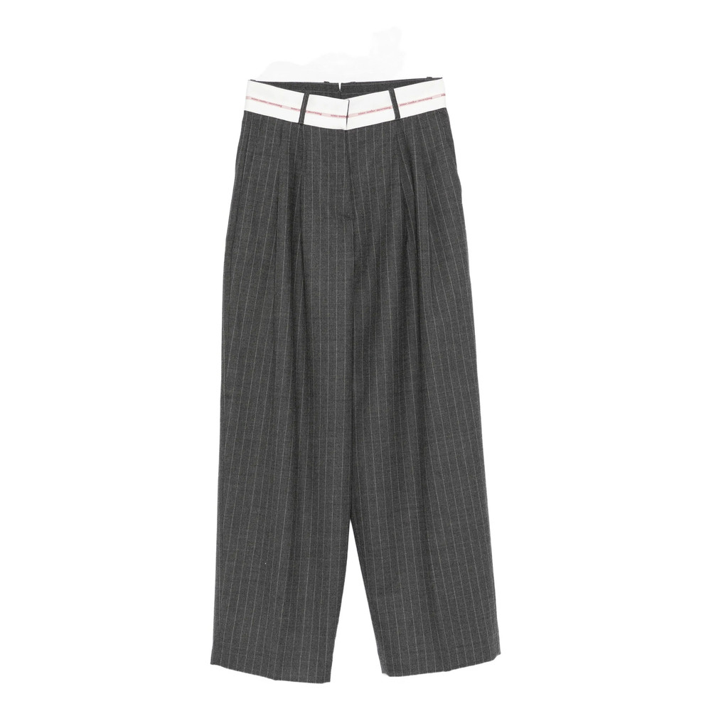 Nine In The Morning Pinstripe-print Pleated Trousers