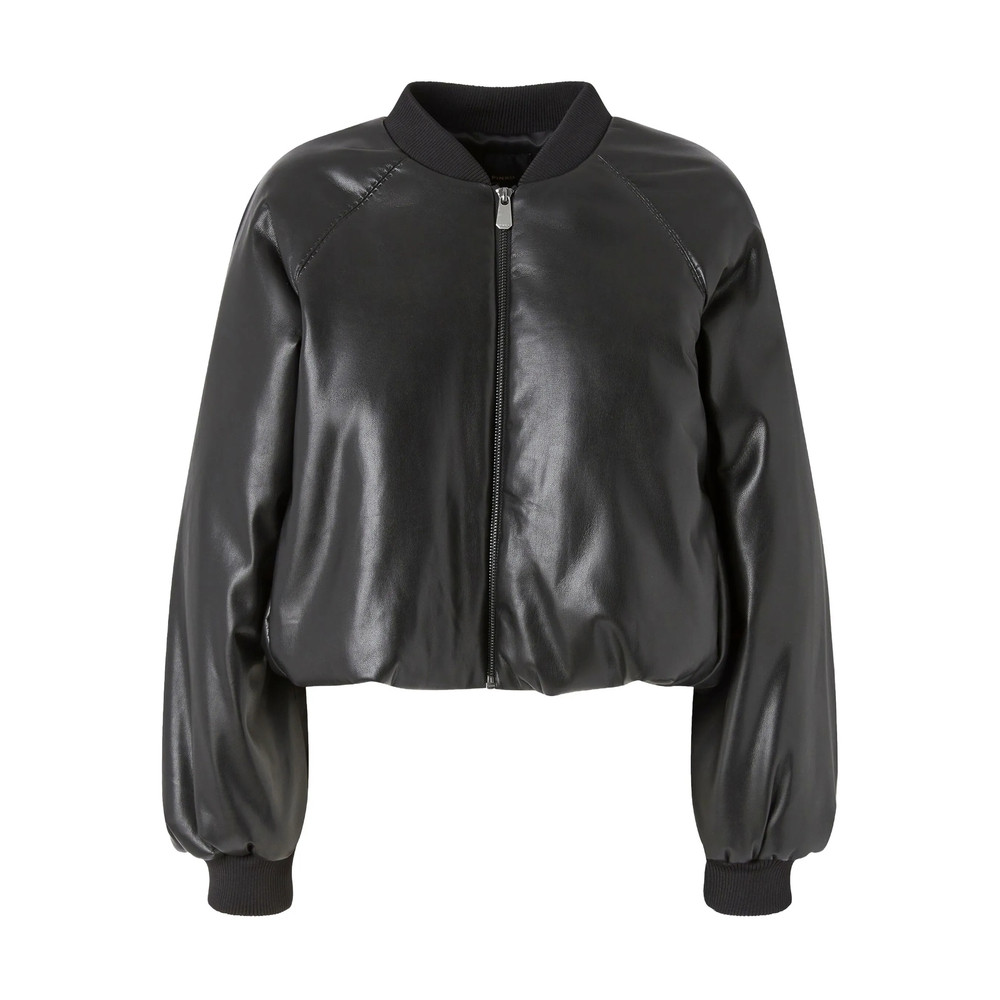 Pinko Faux-leather Bomber Jacket