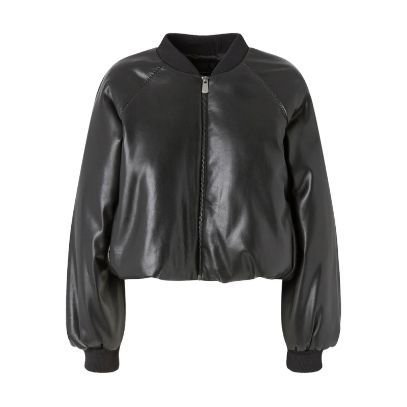 Pinko Faux-leather Bomber Jacket