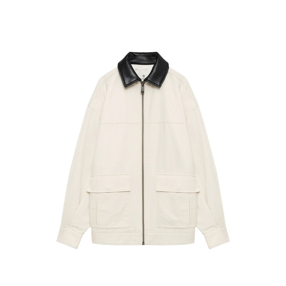 Anine Bing Holden Contrast-collar Jacket