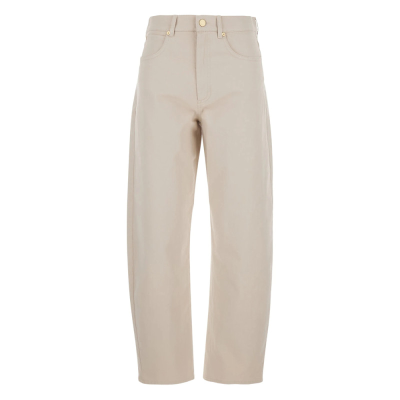 's Max Mara Beige Button Trousers