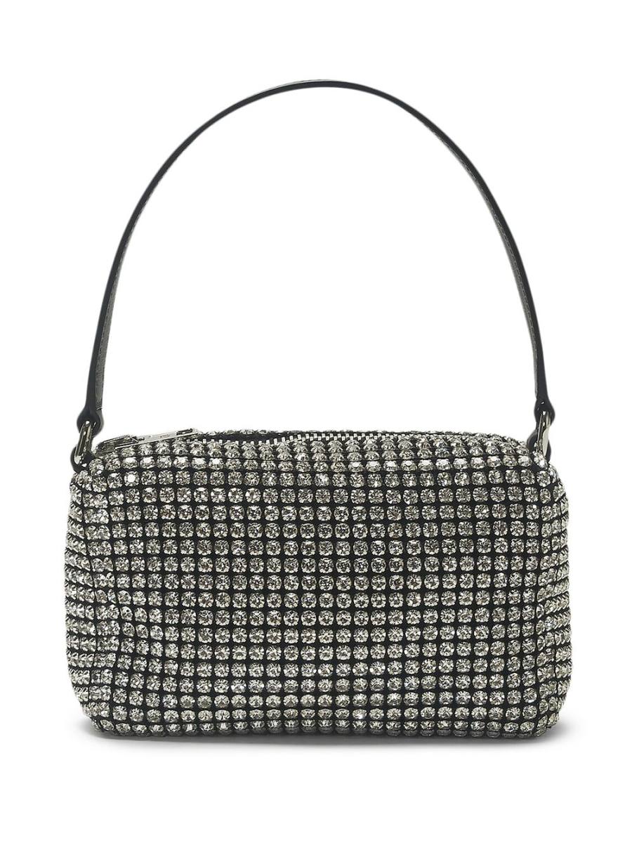 medium Wangloc rhinestone-embellished clutch bag