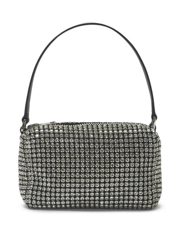 medium Wangloc rhinestone-embellished clutch bag