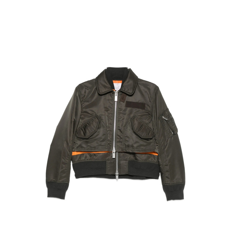 Sacai Layered-design Zip-up Jacket