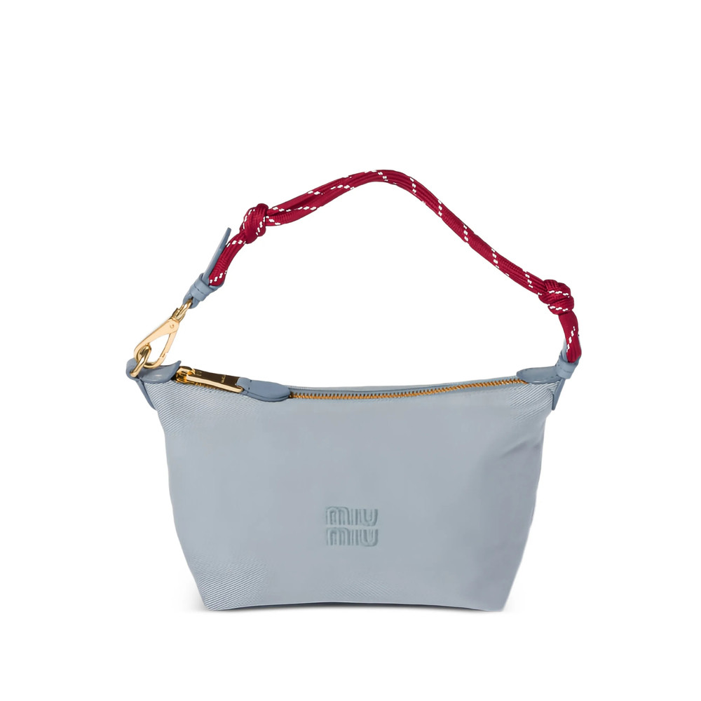Miu Miu Gabardine Ribbon Mini Bag