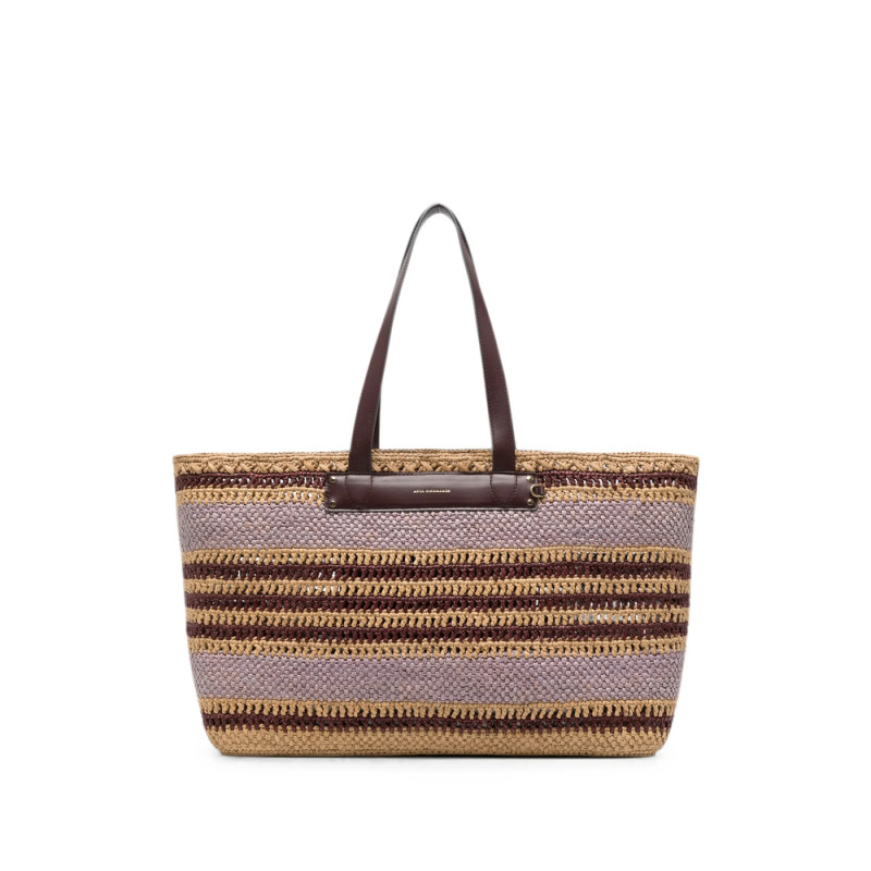 Anya Hindmarch Logo-detail Striped Shoulder Bag