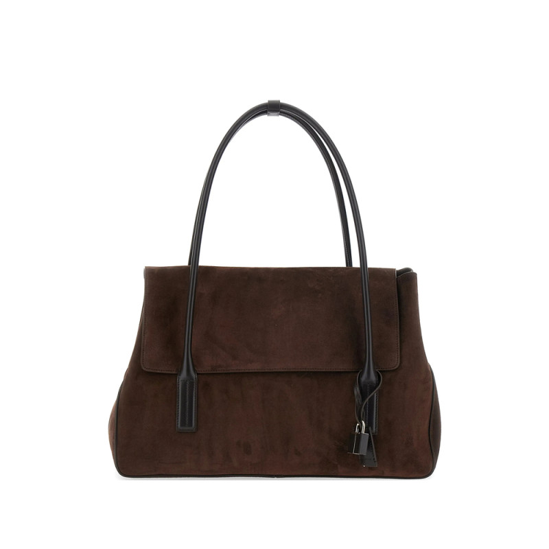 Tom Ford Flap Calf Leather Shoulder Bag