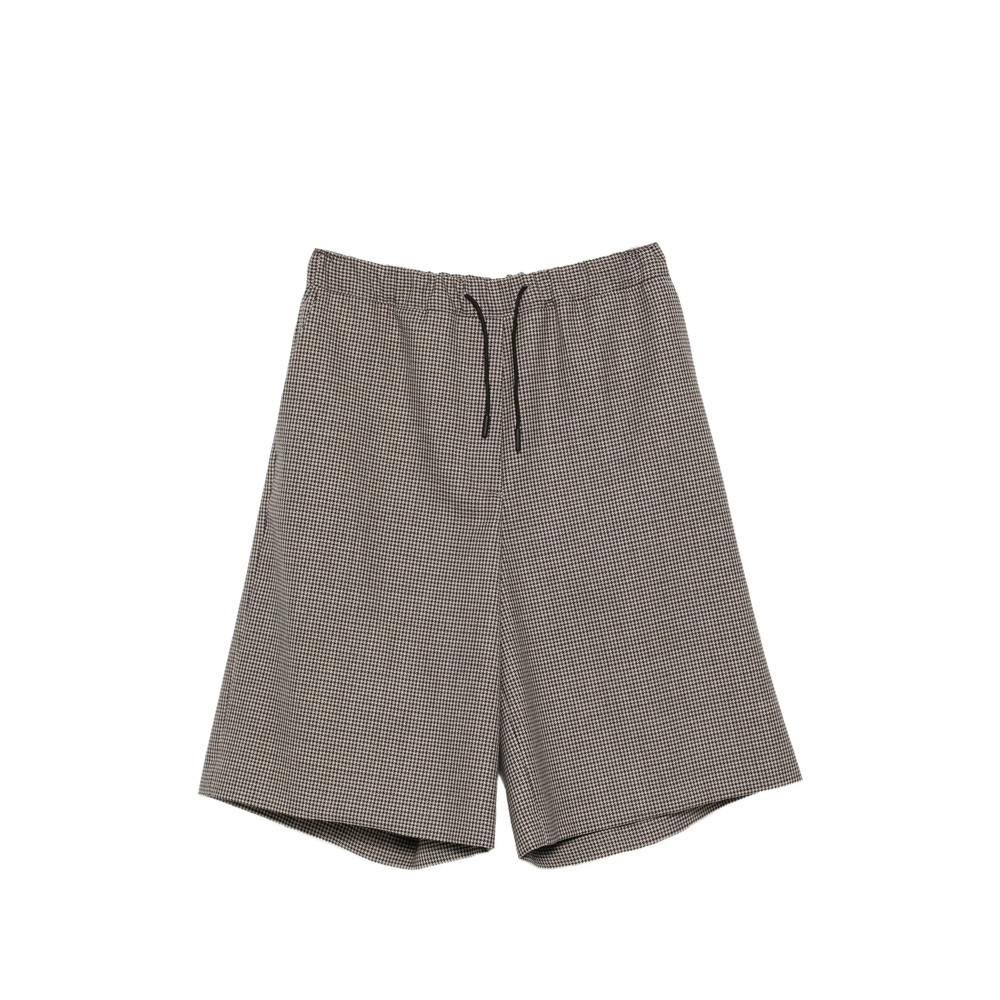 Nineinthemorning Tosca Houndstooth-pattern Drawstring Shorts