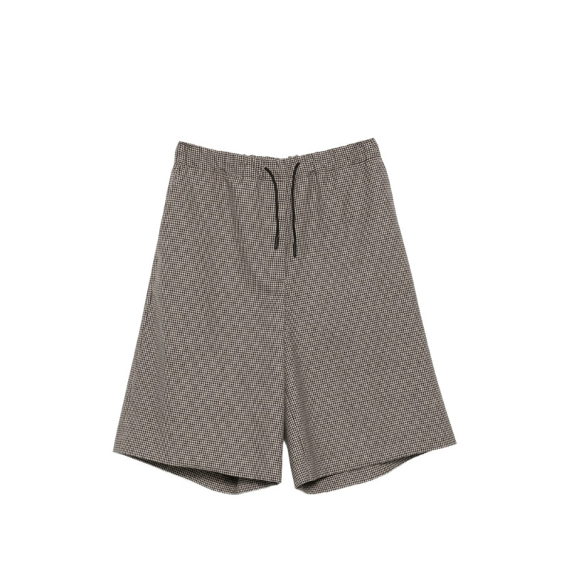 Nineinthemorning Tosca Houndstooth-pattern Drawstring Shorts