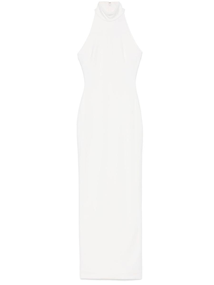 halterneck gown