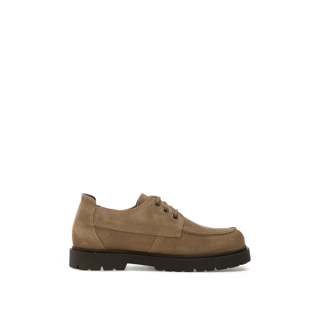 Birkenstock Moc Lace Suede Derby Shoes