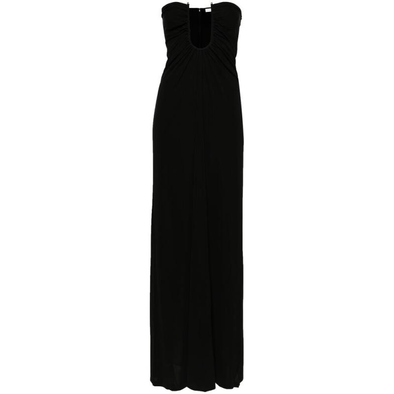 Christopher Esber Arced Palm Strapless Dress