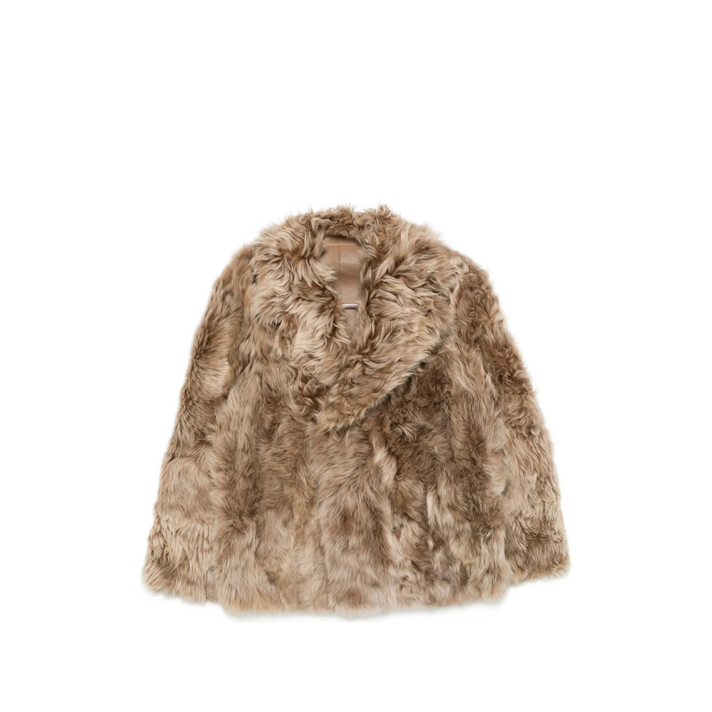 Yves Salomon Shearling Double-breasted Jacket
