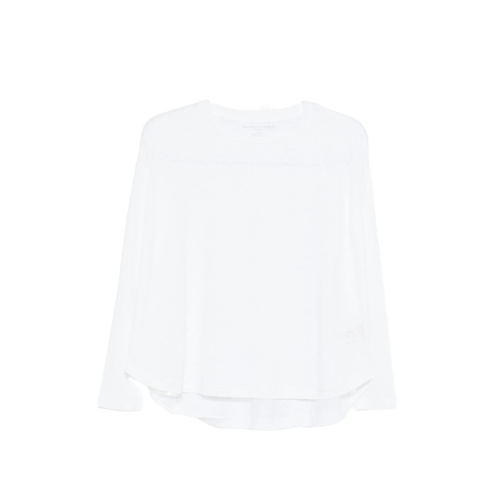 Majestic Filatures Curved-hem T-shirt