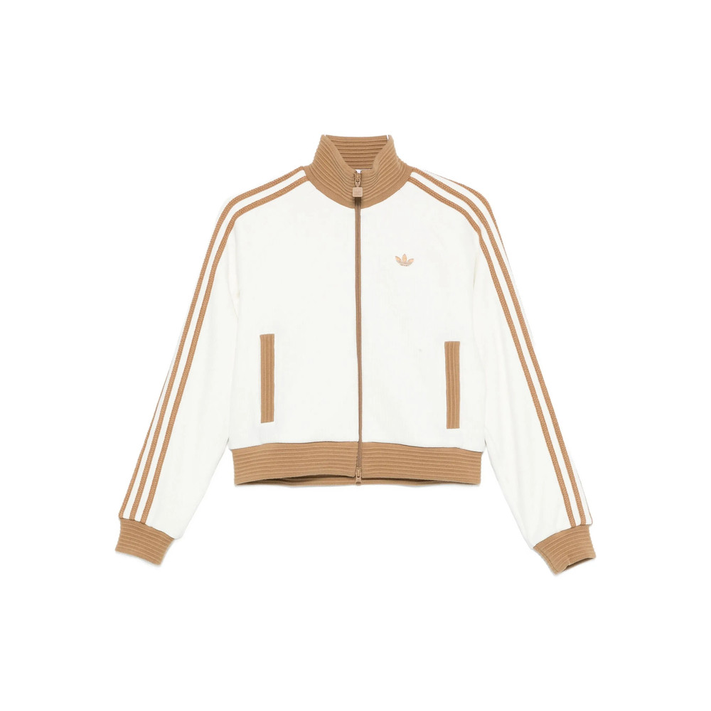 Adidas Velour Zipped Sweatshirt