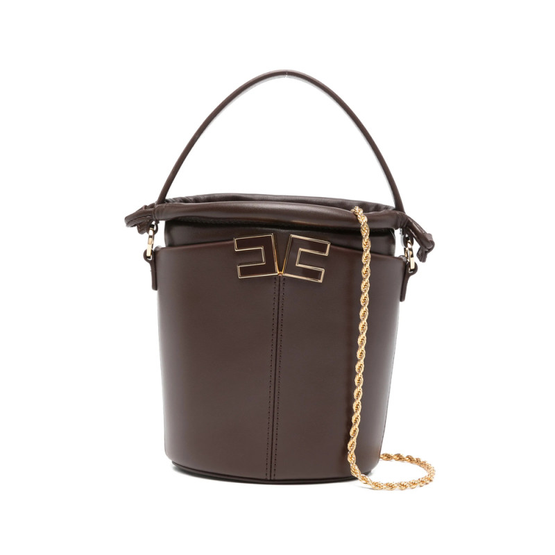 Elisabetta Franchi Logo Chain Mini Bag