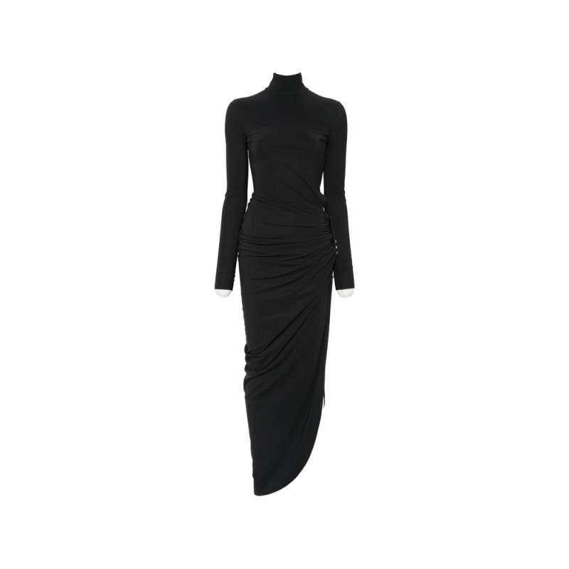 Amazuin Adriene Cut-out Ruched Dress