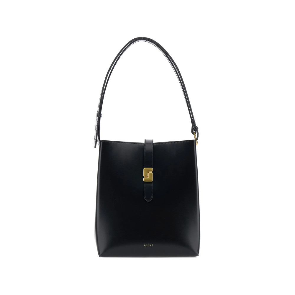 Soeur Bello Leather Shoulder Bag
