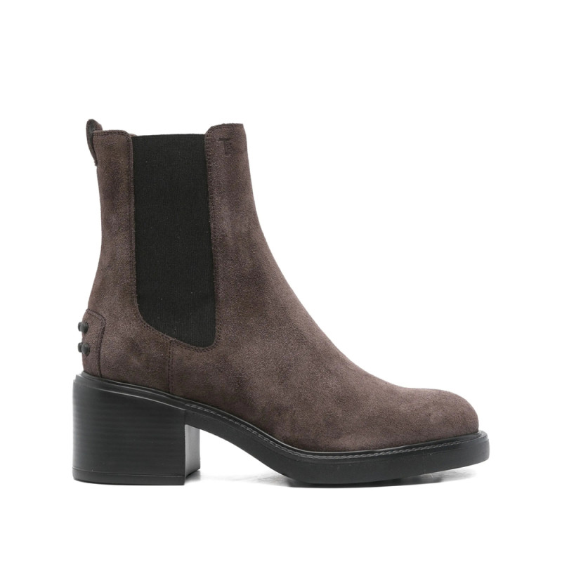 Tod's 60mm Elastic-panel Block-heel Boots