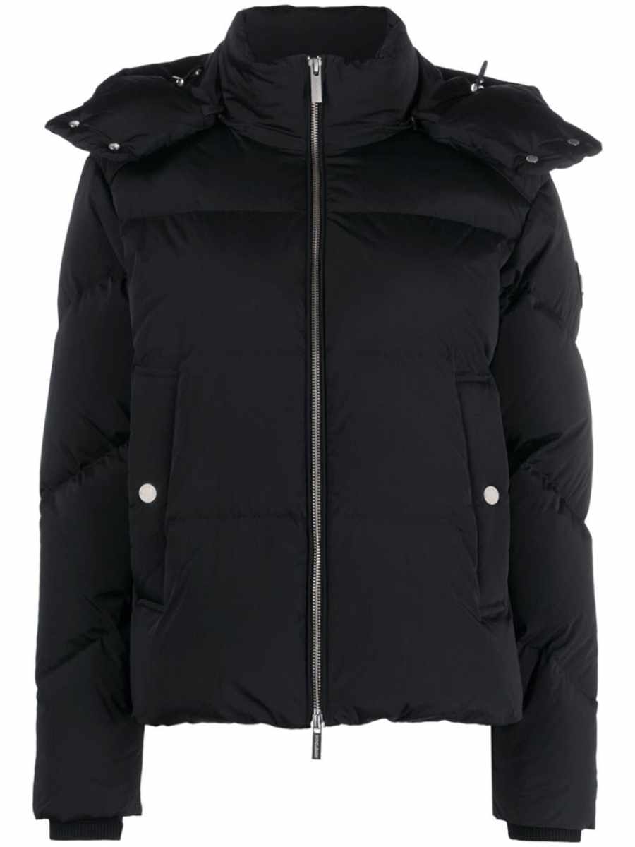 hooded puffer jacket