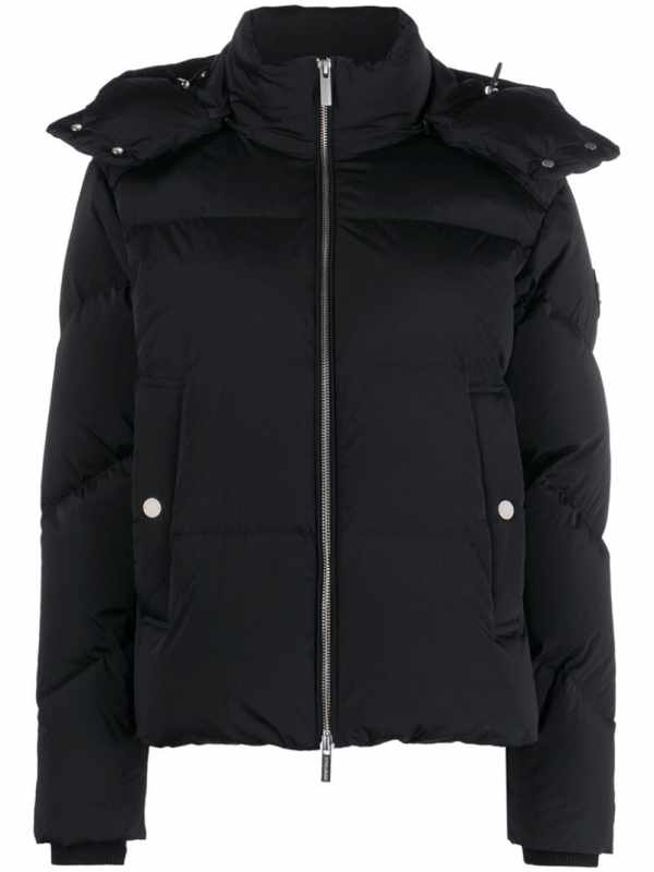 hooded puffer jacket