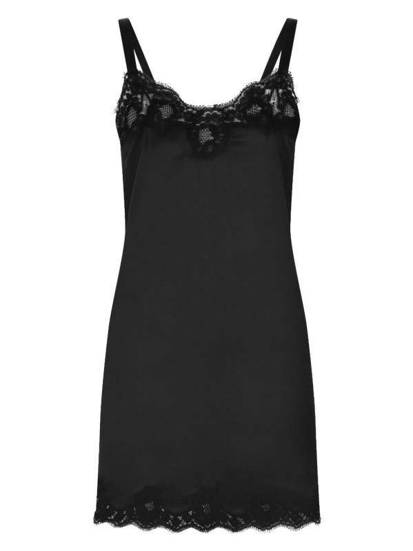 lace-detailing silk-blend camisole
