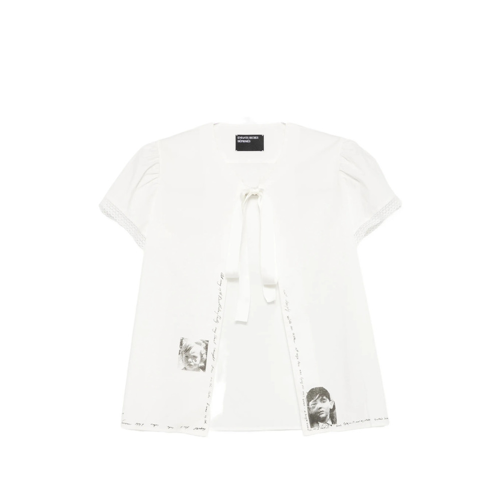 Enfants Riches Déprimés Tie-fastening Graphic-print Blouse