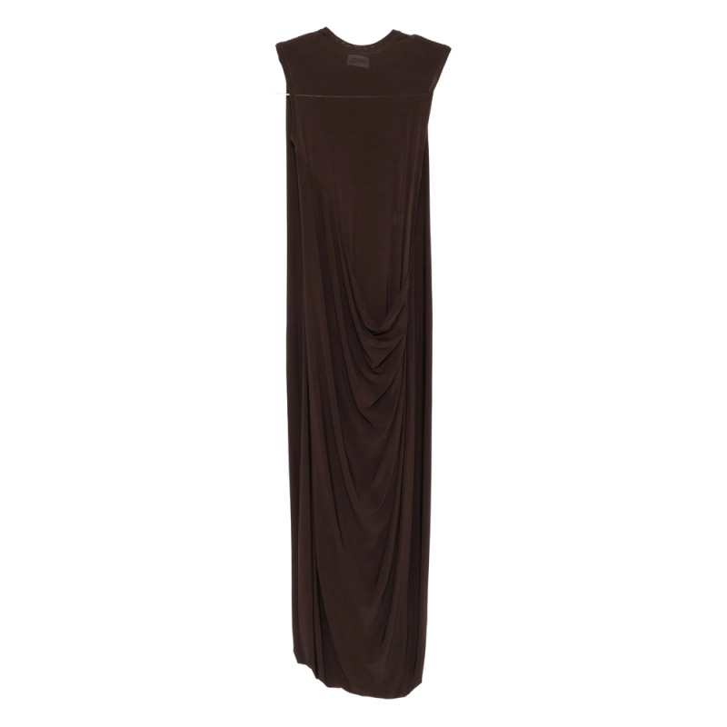 Jean Paul Gaultier Draped Sleeveless Maxi Dress