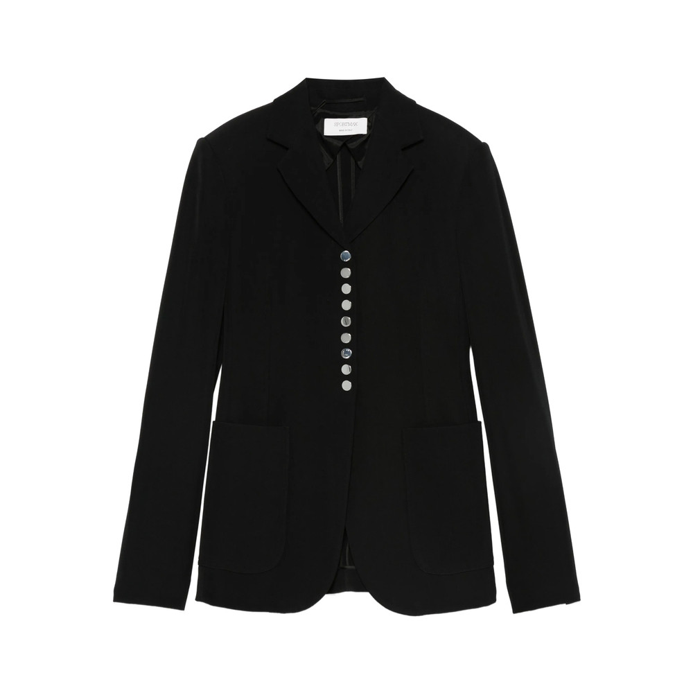 Sportmax High-buttoning Fitted Jacket