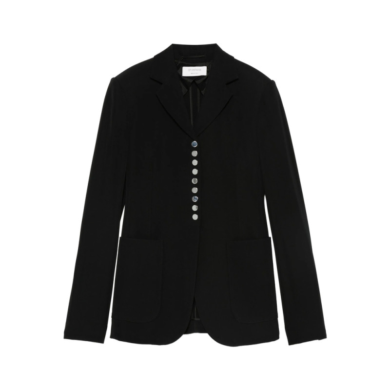 Sportmax High-buttoning Fitted Jacket