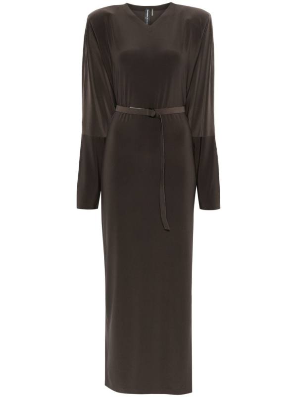 dolman side-slit gown