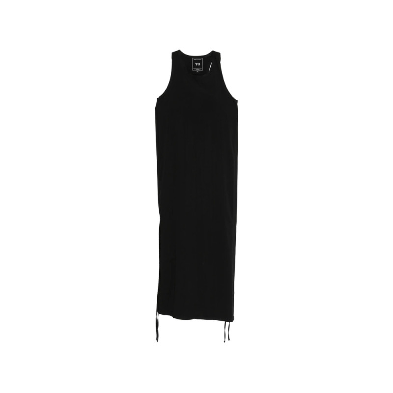 Y-3 X Yohju Yamamoto Racer Cinch Sleeveless Midi Dress