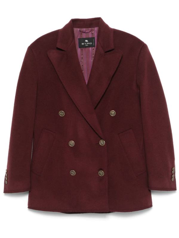 double-breasted coat