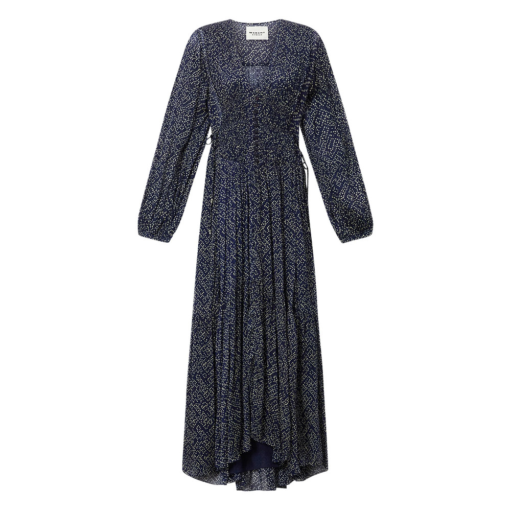 Marant Étoile Briane Polka-dot Midi Dress