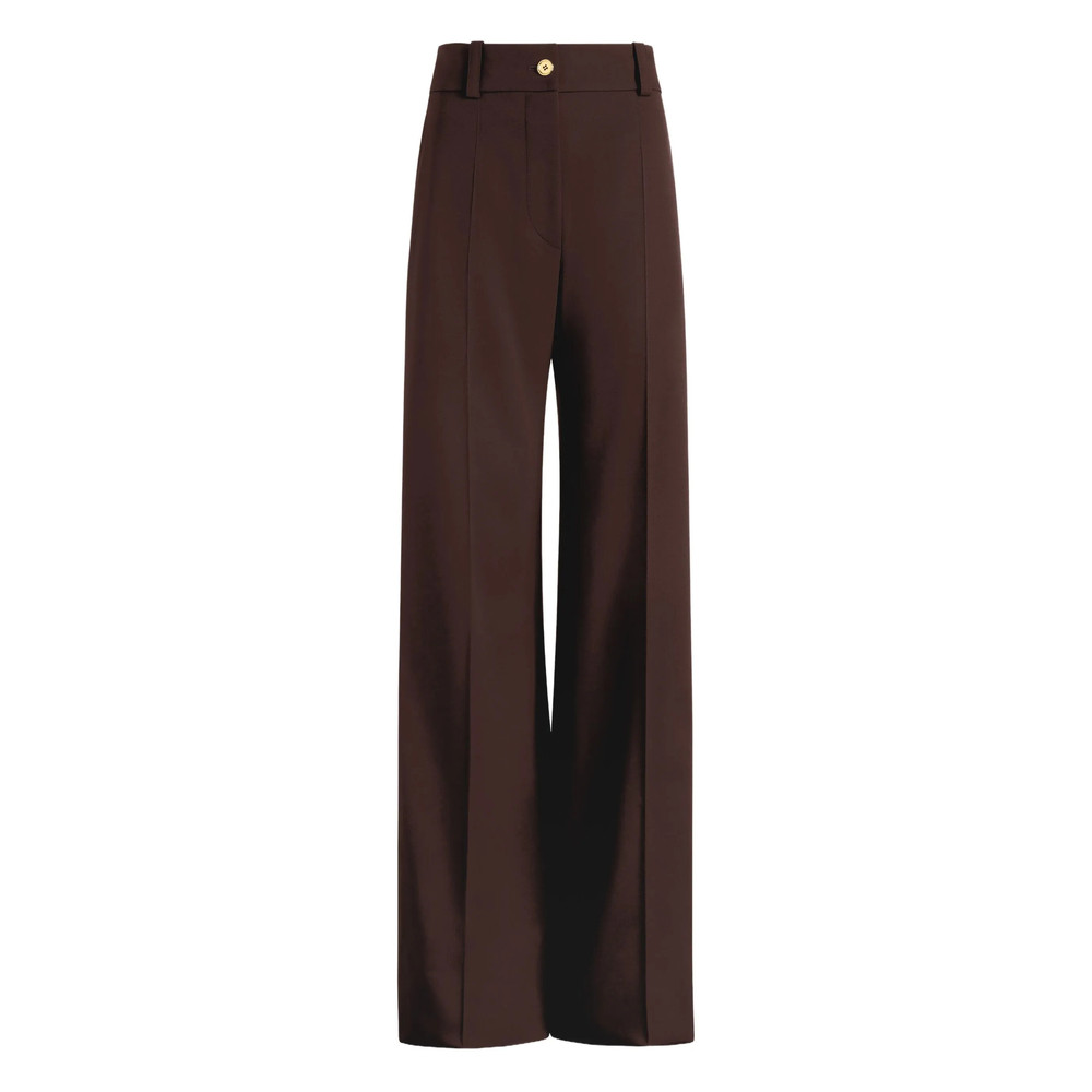 Patou Tailored Gold-button Trousers