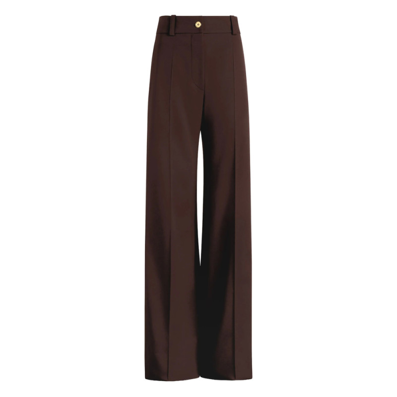 Patou Tailored Gold-button Trousers