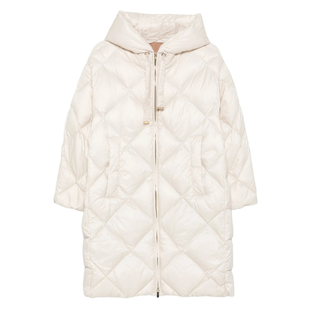 Max Mara The Cube Trefe Hooded Quilted Water-repellent Coat