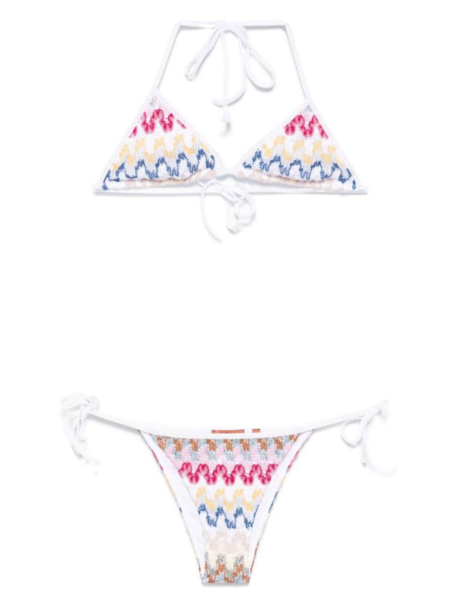lamé-effect bikini